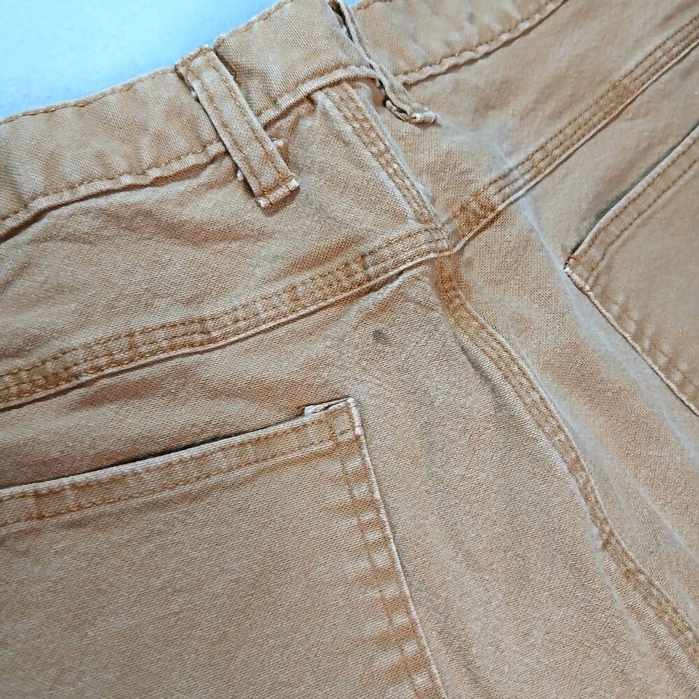 Genuine Dickies Carpenter Work Pants Heavy Duty Khaki Utility Jean Men's 36x32 - Picture 8 of 11